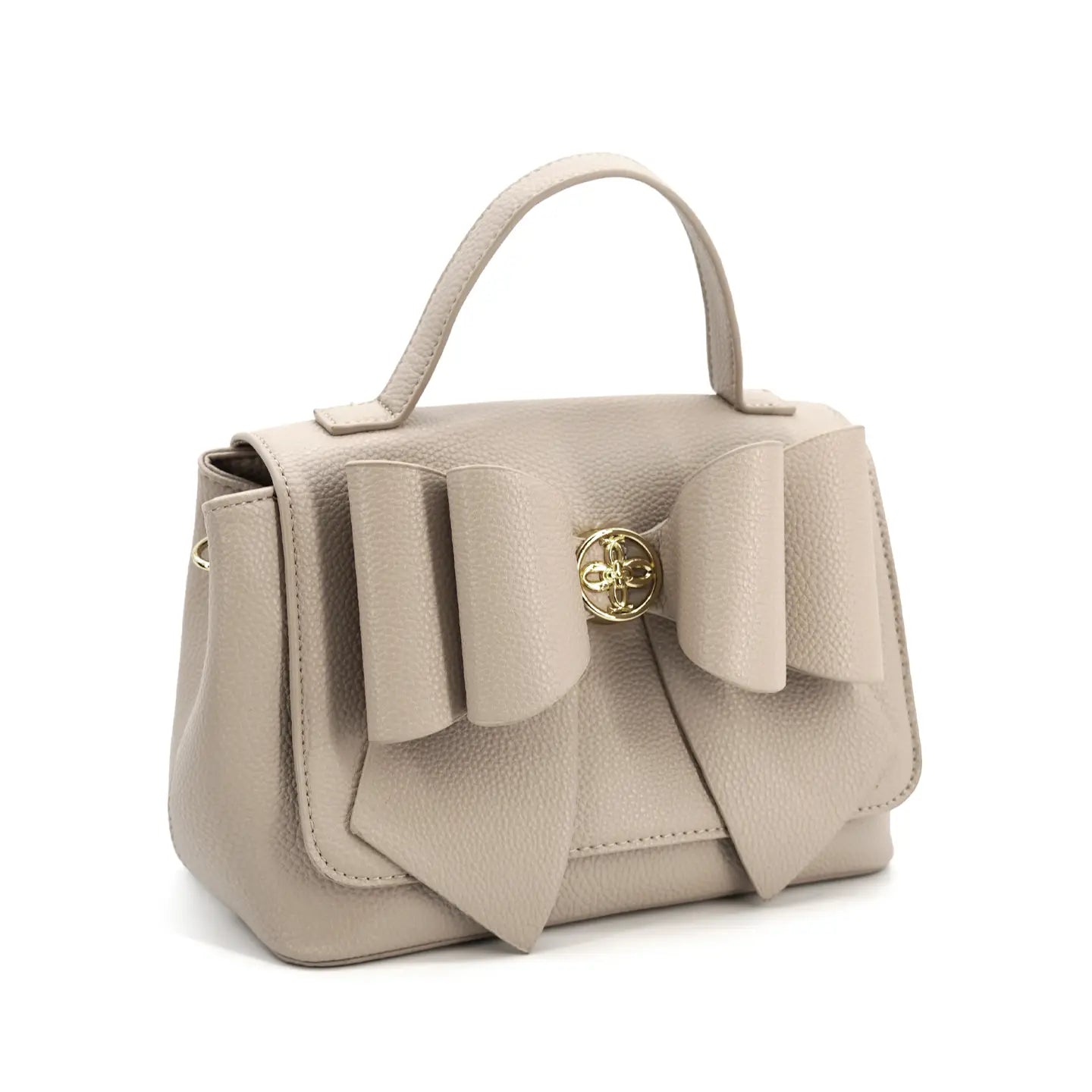 Marian Beige Bow Crossbody