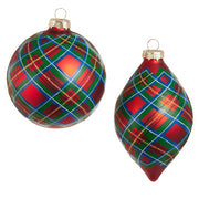 Yuletide Plaid Ornament