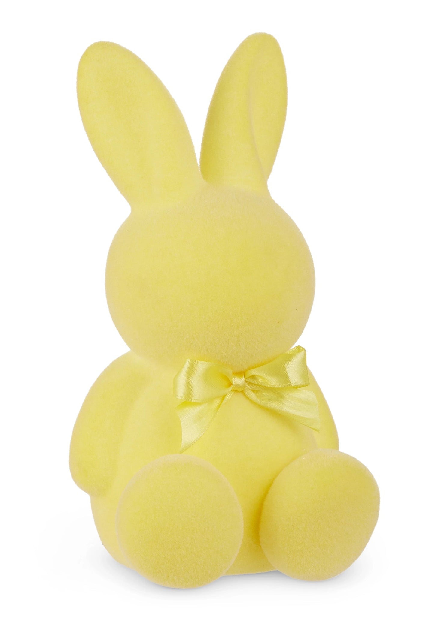 Yellow Flocked Bunny