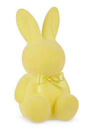 Yellow Flocked Bunny