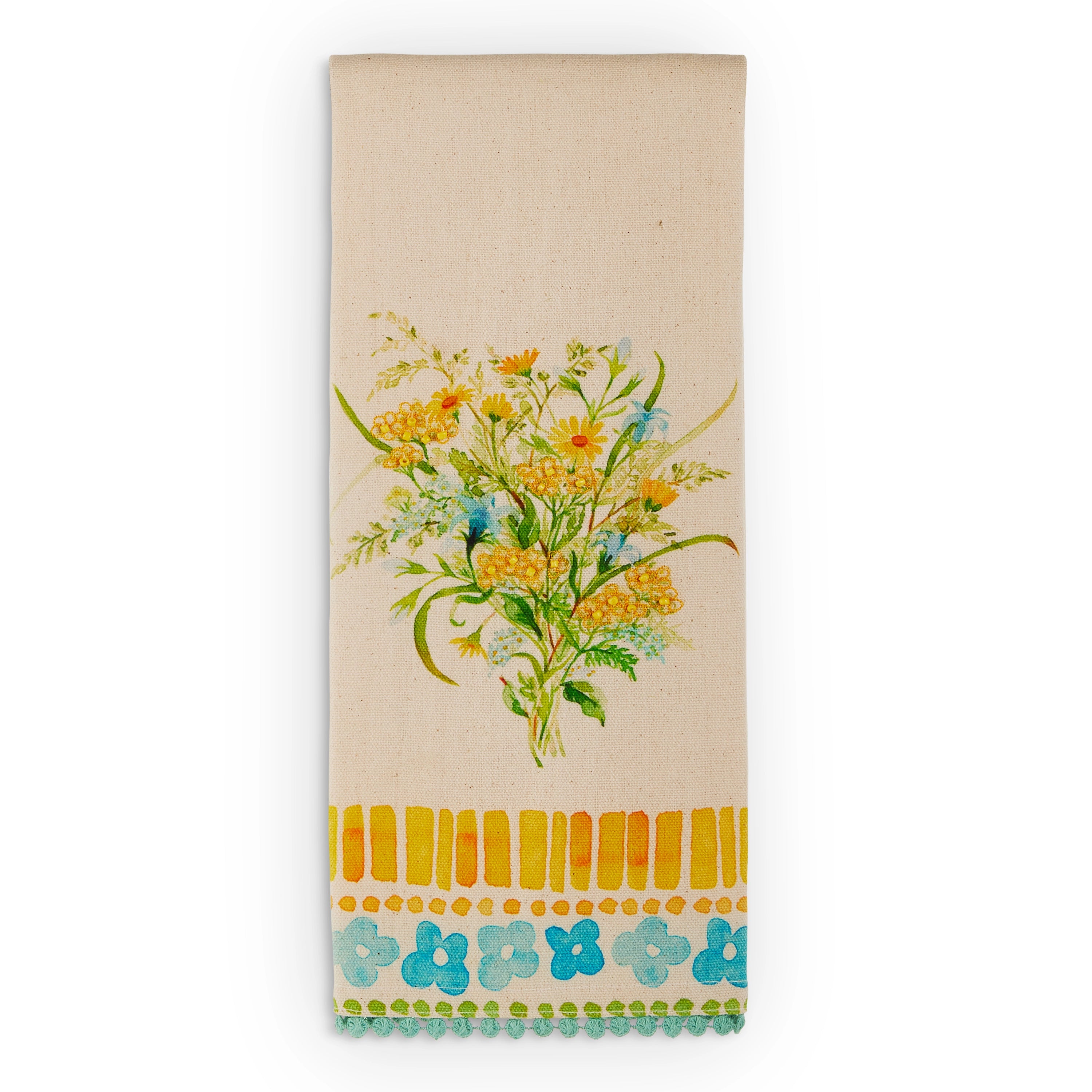 Floral Tile Table Runner
