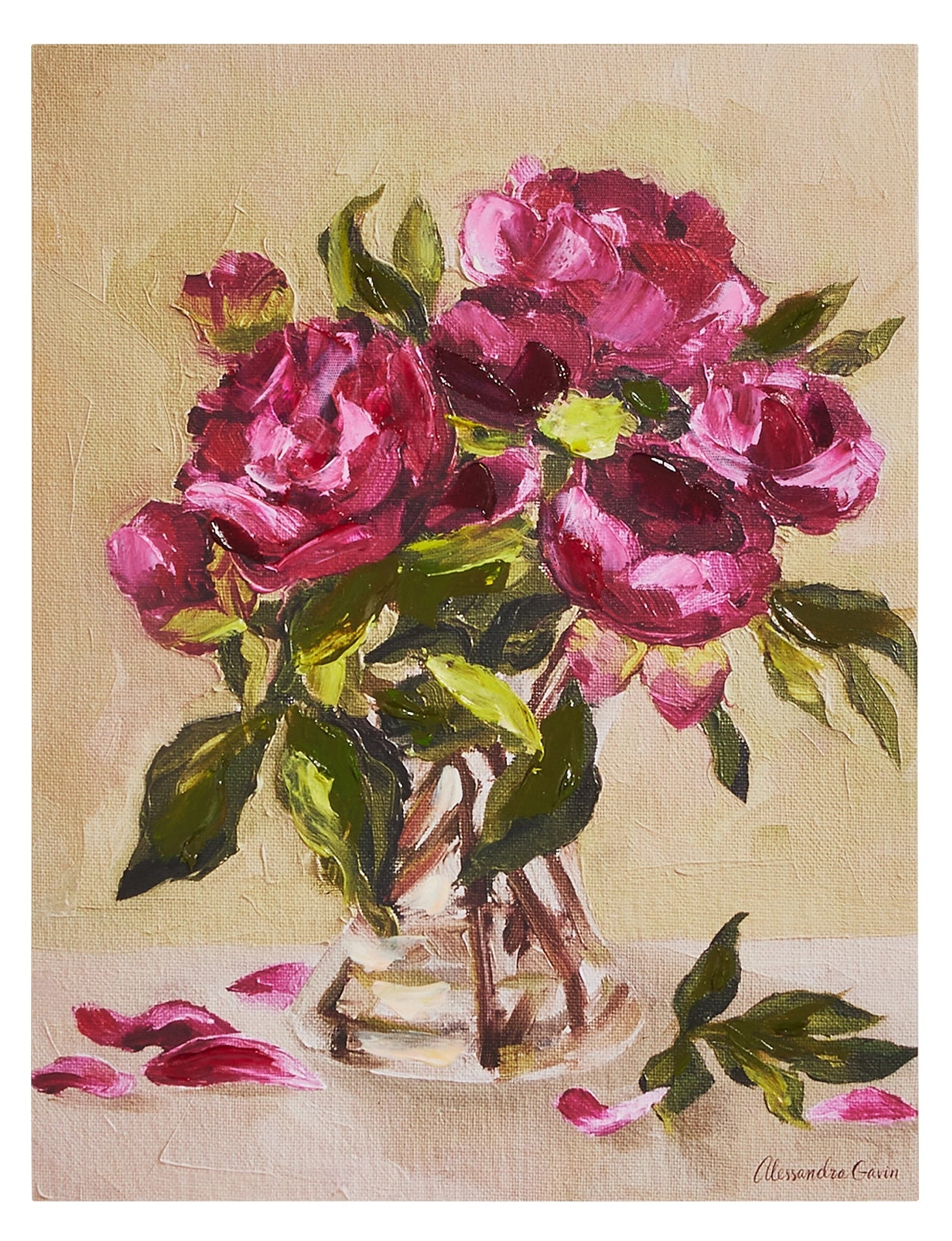 Rosy Whispers Wall Art