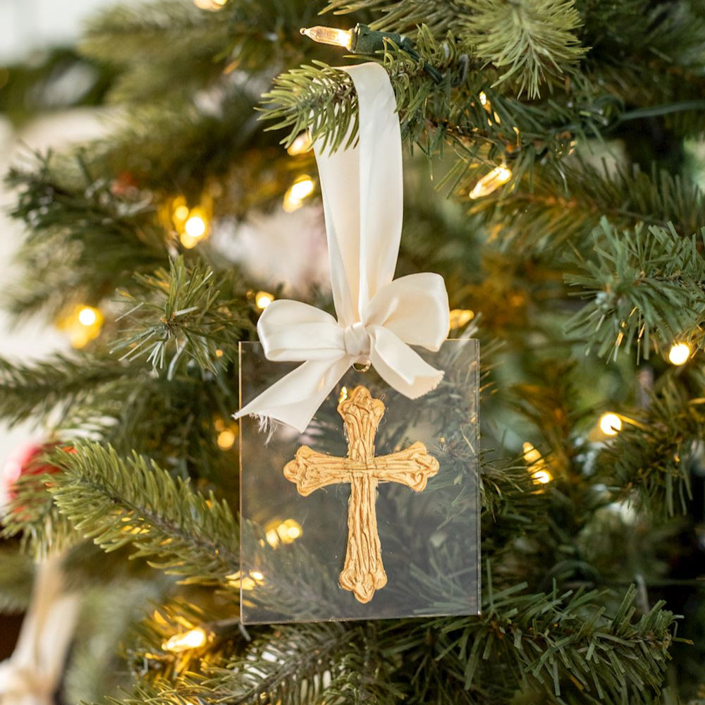 Acrylic Ribbon Ornament