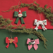 Ceramic Bow Ornament