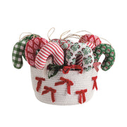 Fabric Candy Cane Ornament