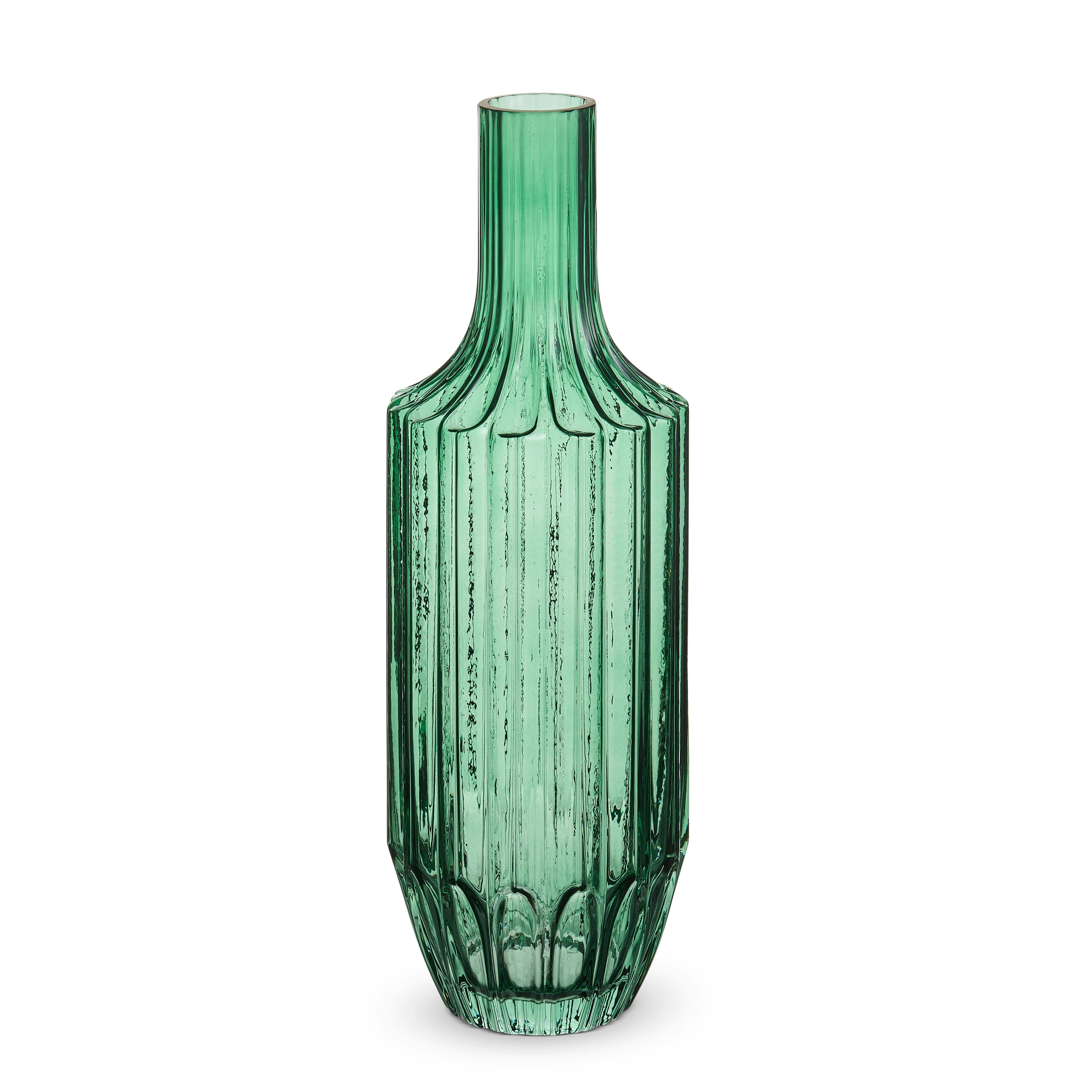 Emerald Bottle Vase