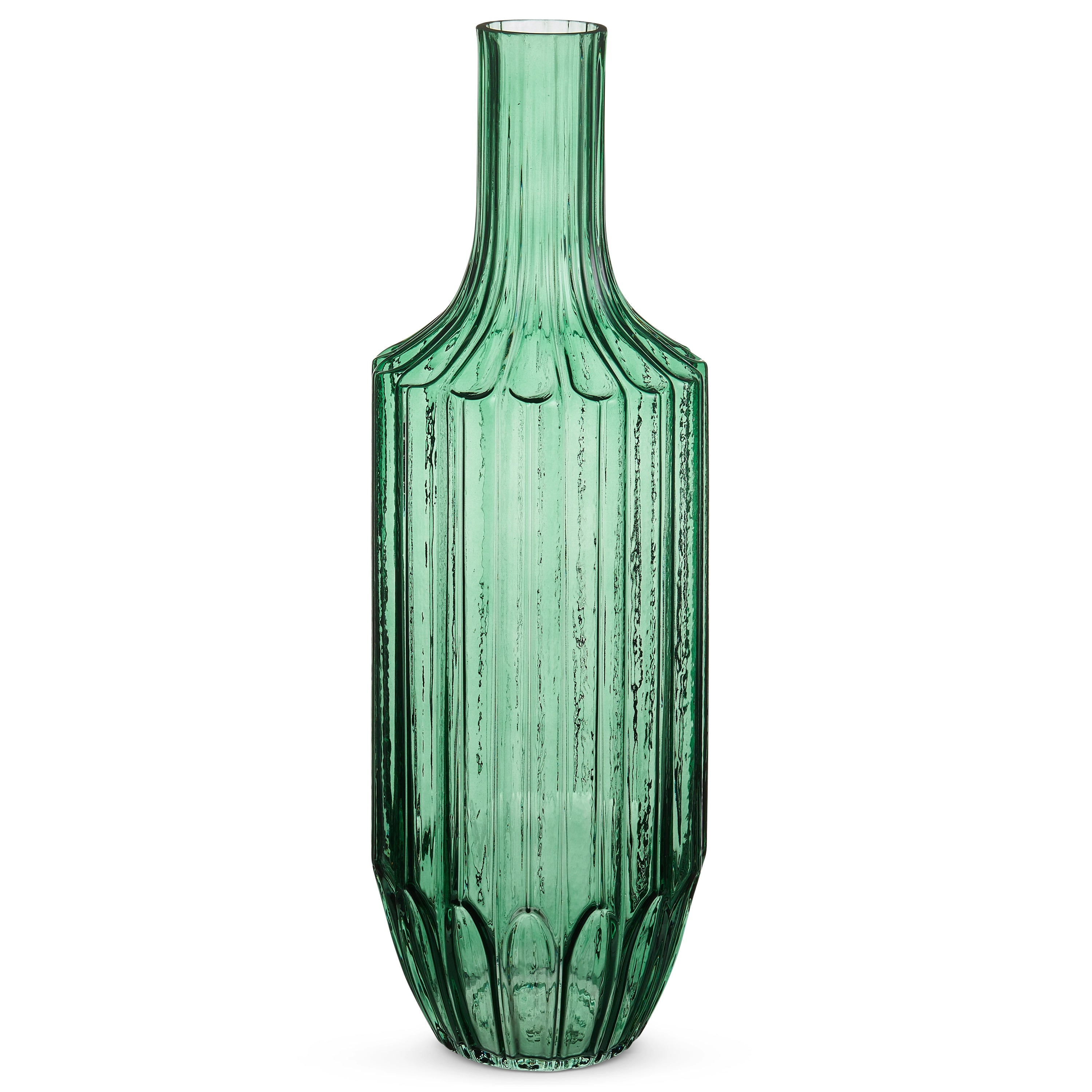 19.5" Emerald Bottle Vase