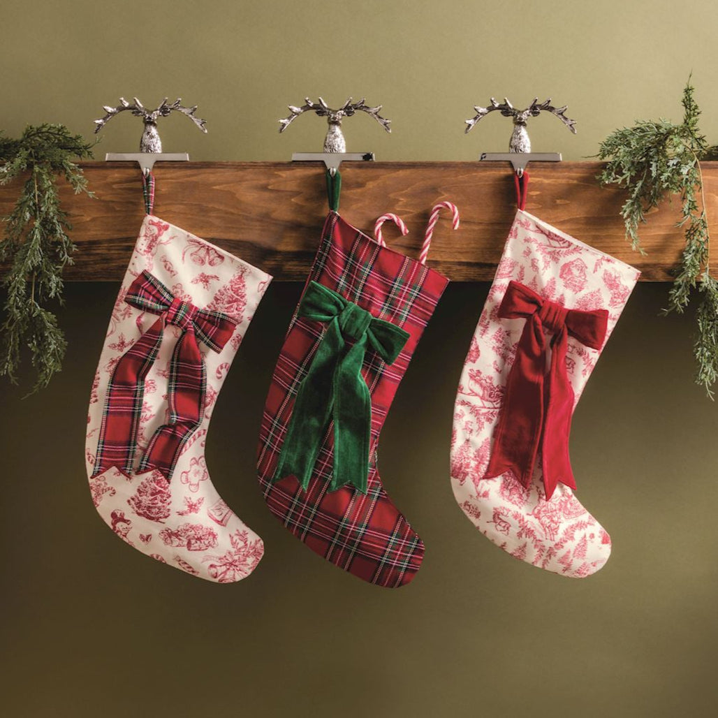 Toile & Tartan Stocking