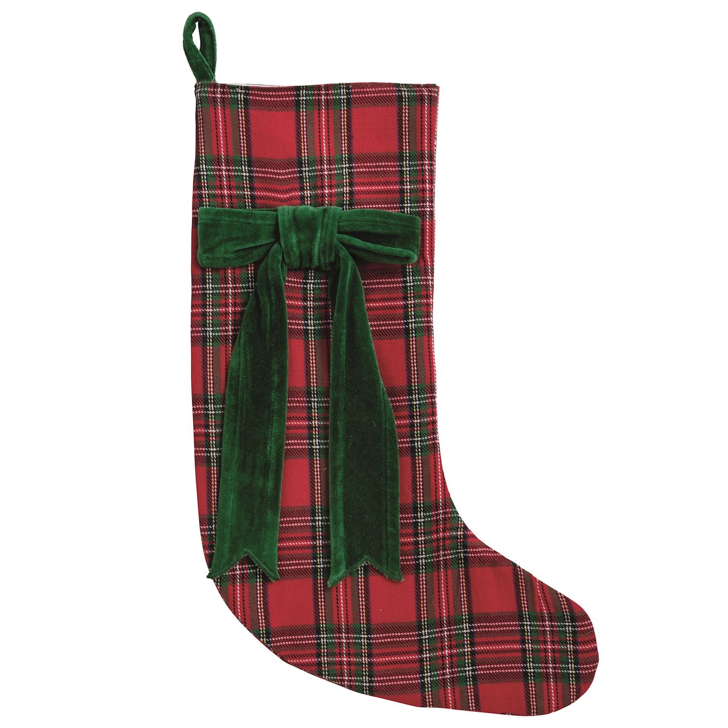 Toile & Tartan Stocking