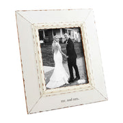 Mr & Mrs Distressed 8x10 Frame