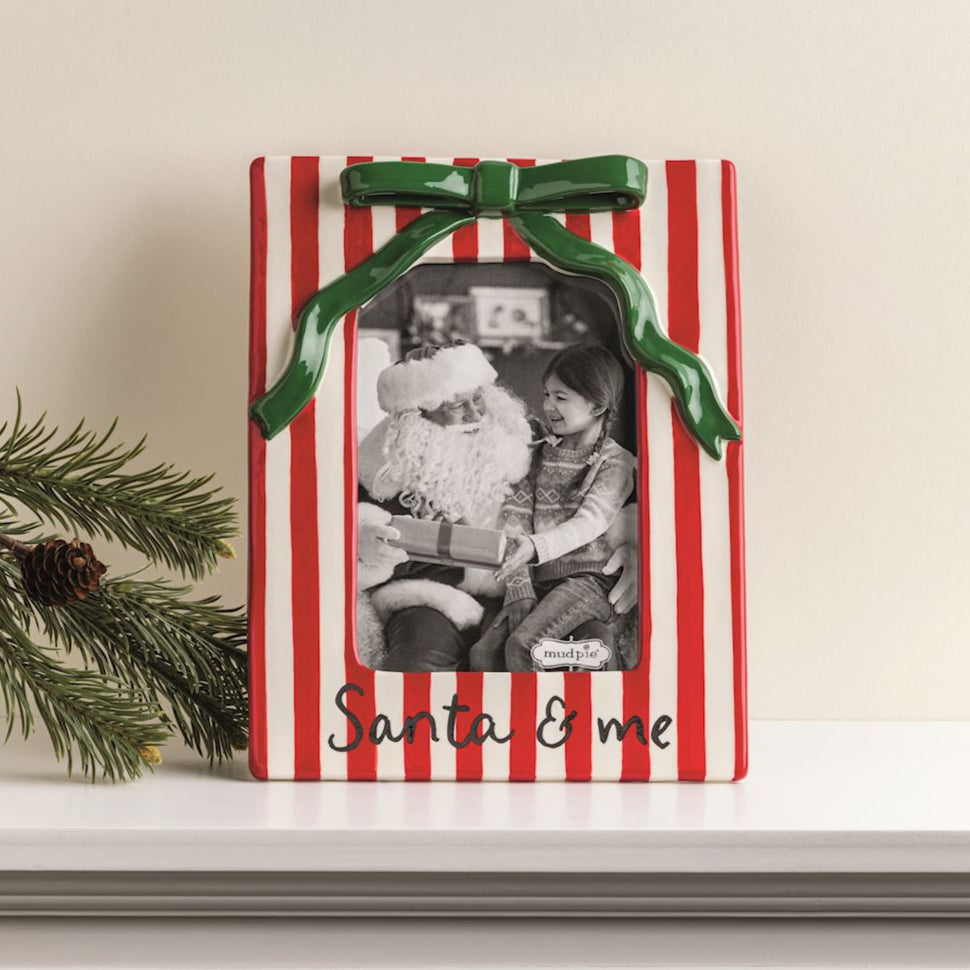 Santa & Me Bow Frame