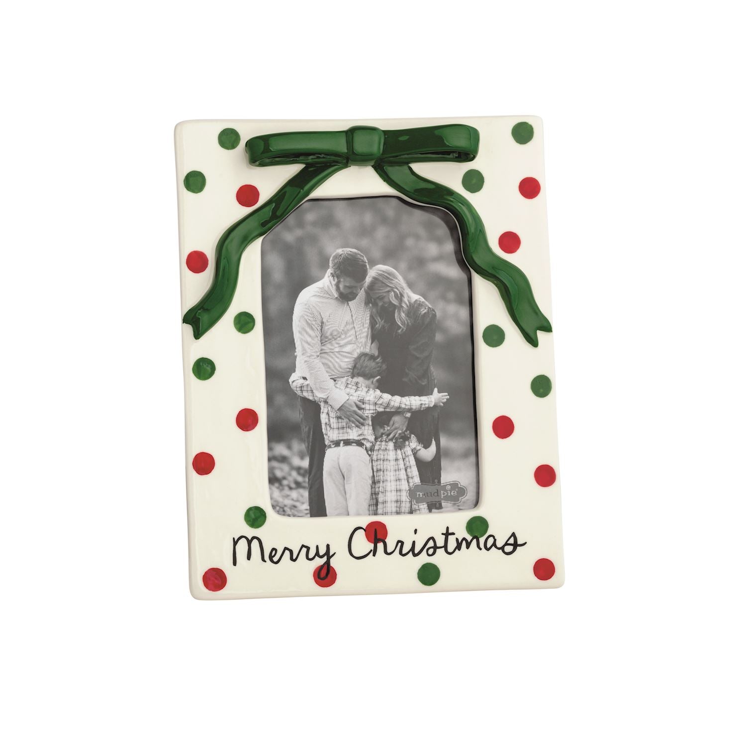 Polka Dot Bow Frame