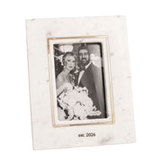 Est. 2026 Gold Inlay Marble Frame