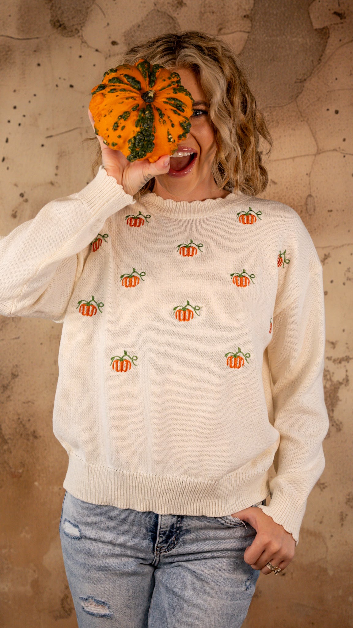 Pumpkin Pickin' Sweater