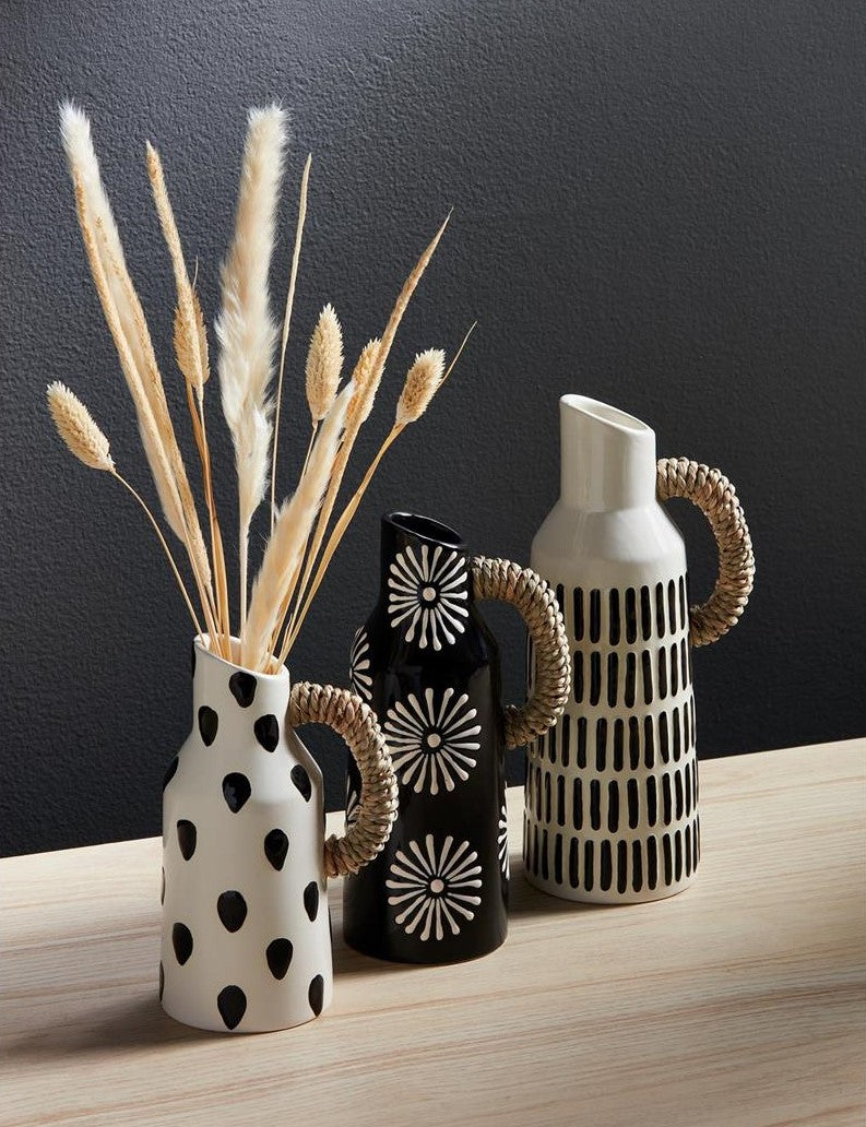 Patterned Bud Vases