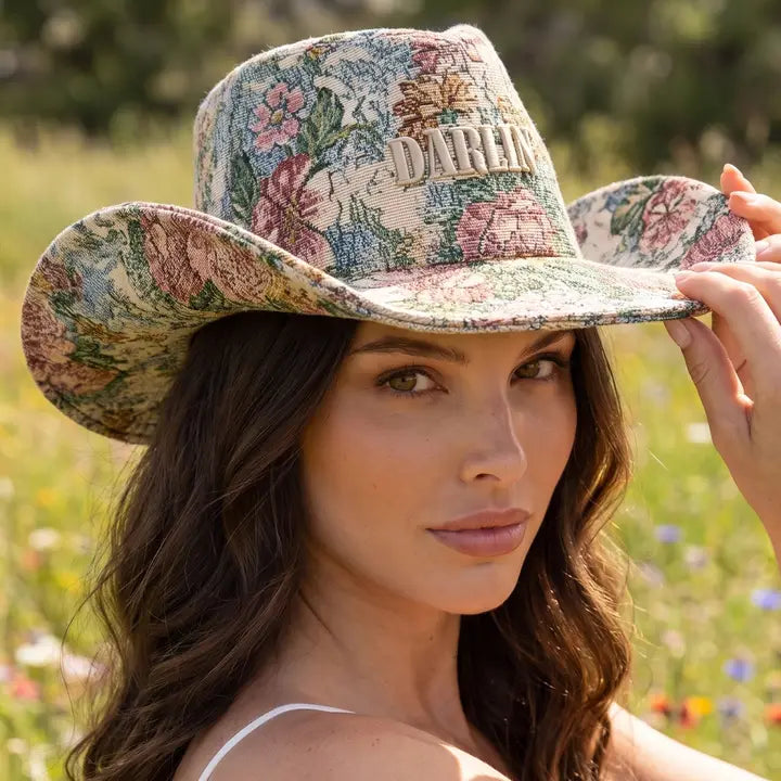 Darlin' Floral Cowboy Hat