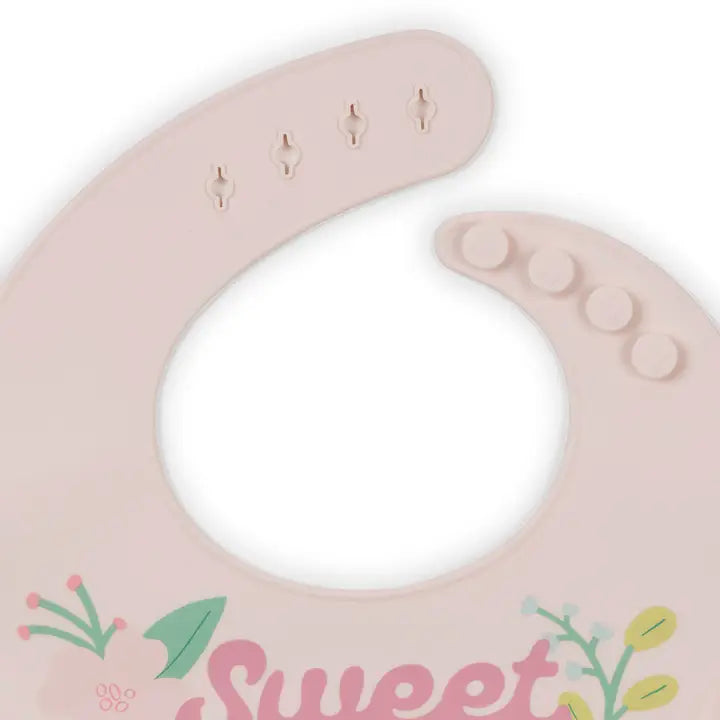 Sweet Daisy Silicone Bib