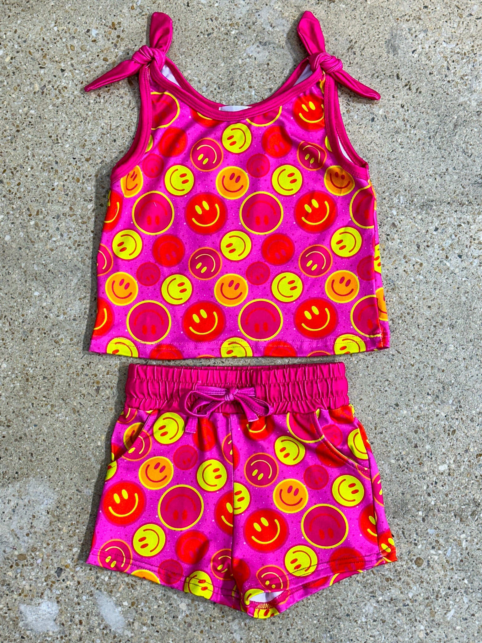 Happy Go Lucky Tank & Short Set
