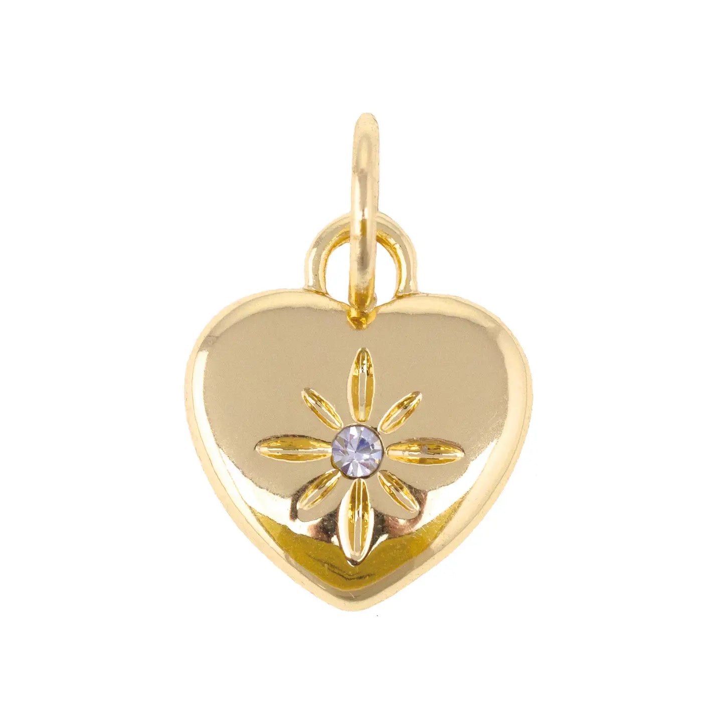 Puffed Heart Charm