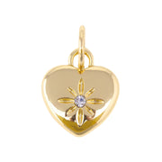Puffed Heart Charm