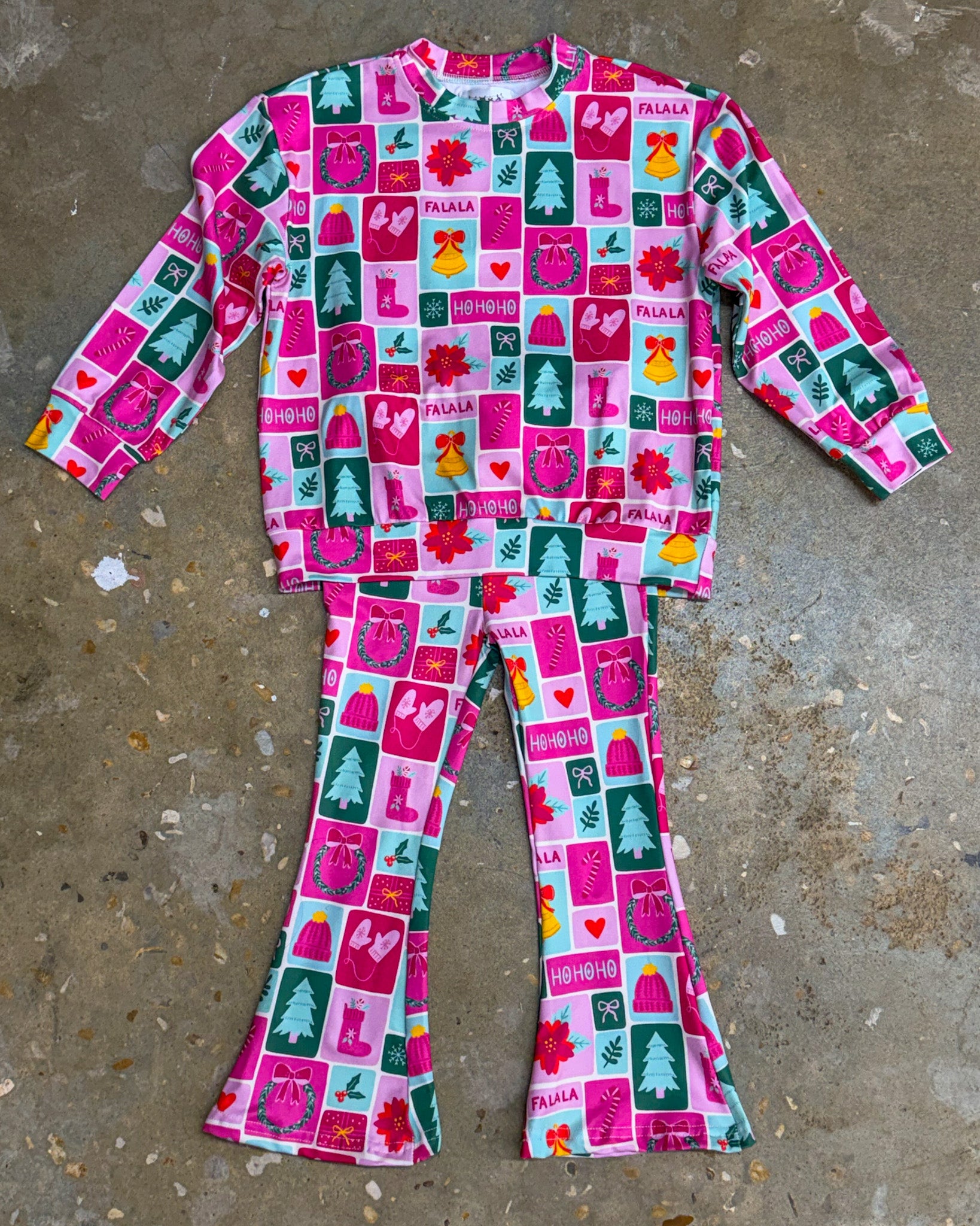 Sugarplum Sweetie Flare Pants Set