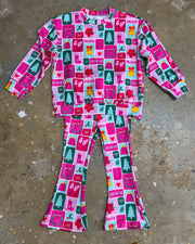 Sugarplum Sweetie Flare Pants Set