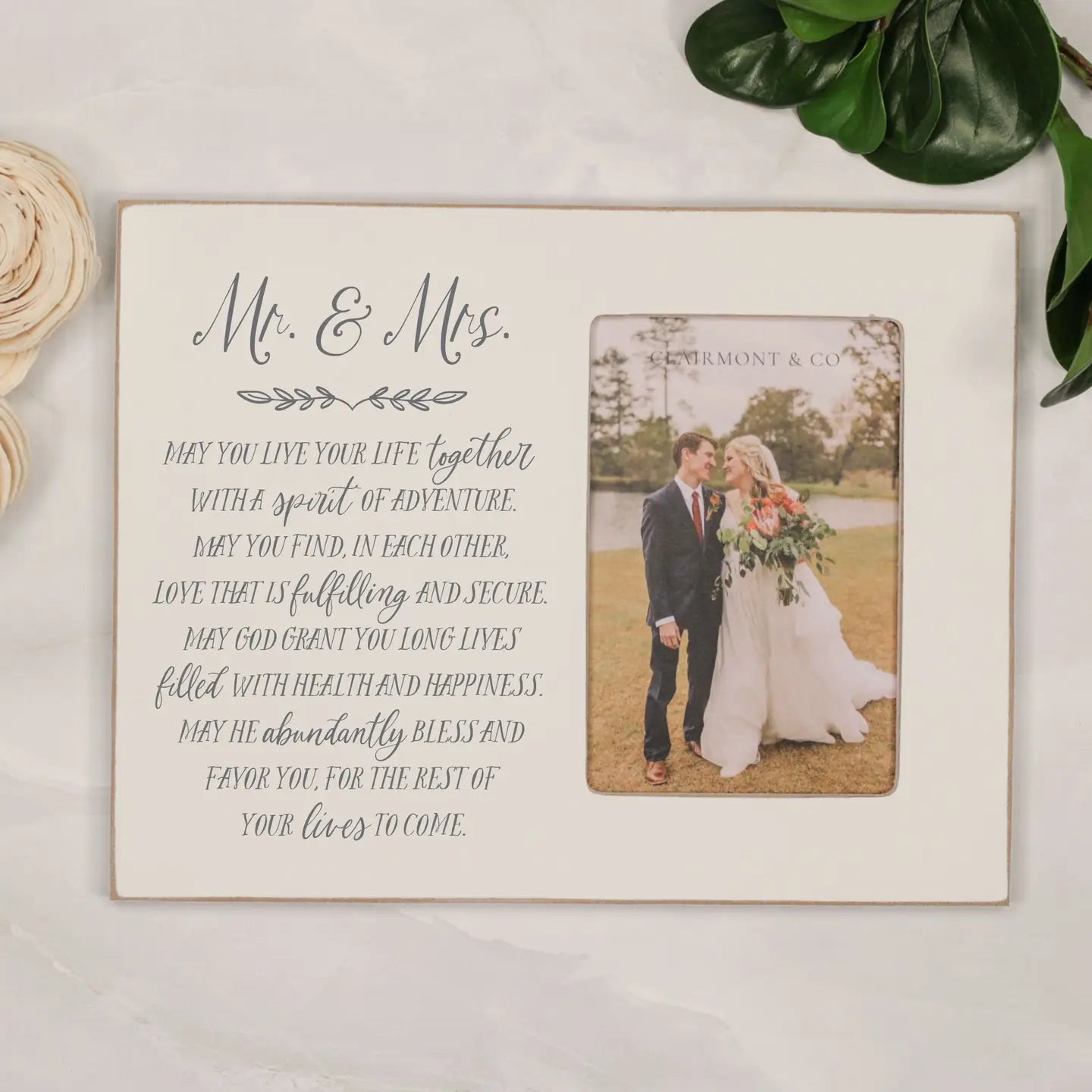 Mr & Mrs Photo Frame