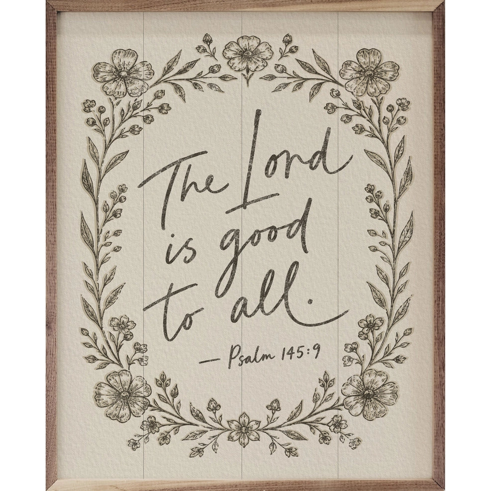 The Lord Is Good To All Wall Art