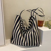 Boho Stripes Canvas Hobo