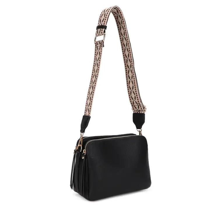 Malia Black Crossbody