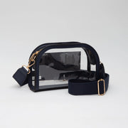 Navy Arch Clear Stadium Bag