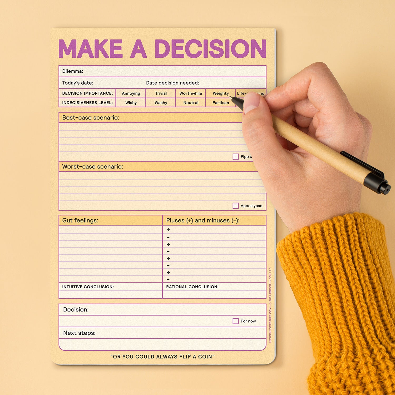 Make A Decision Pad