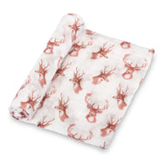 Oh Deer Muslin Swaddle