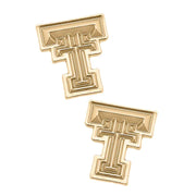 Texas Tech 24K Studs