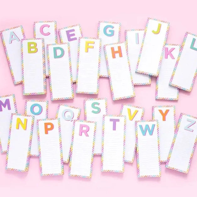 Letter List Pad