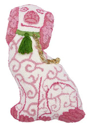 Shaped Chinoiserie Dog Pillow