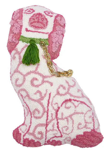 Shaped Chinoiserie Dog Pillow