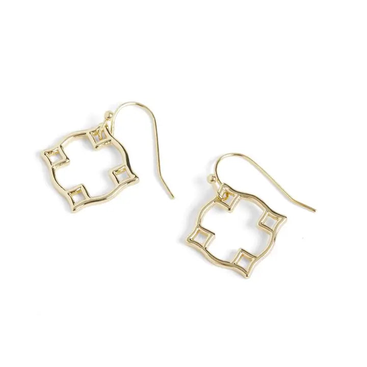 Gold Points Earrings