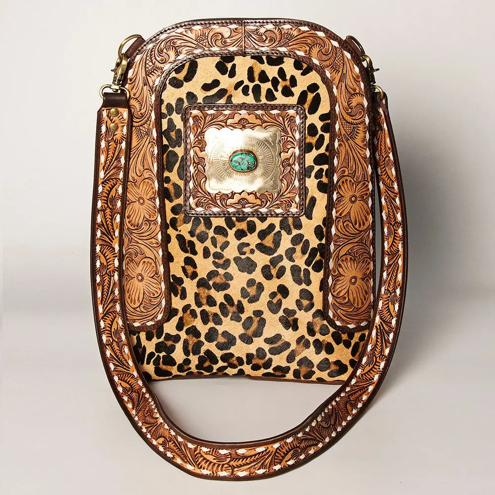 Martina Leopard Crossbody