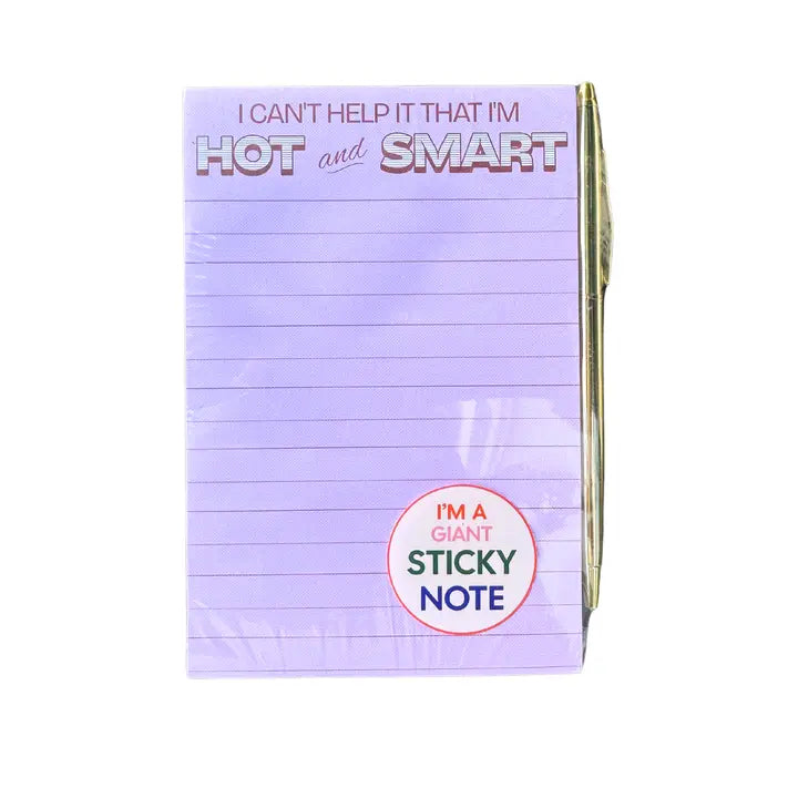 Hot & Smart Giant Sticky Notes & Pen