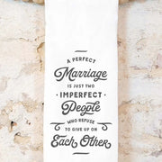 A Perfect Marriage Tea Towel