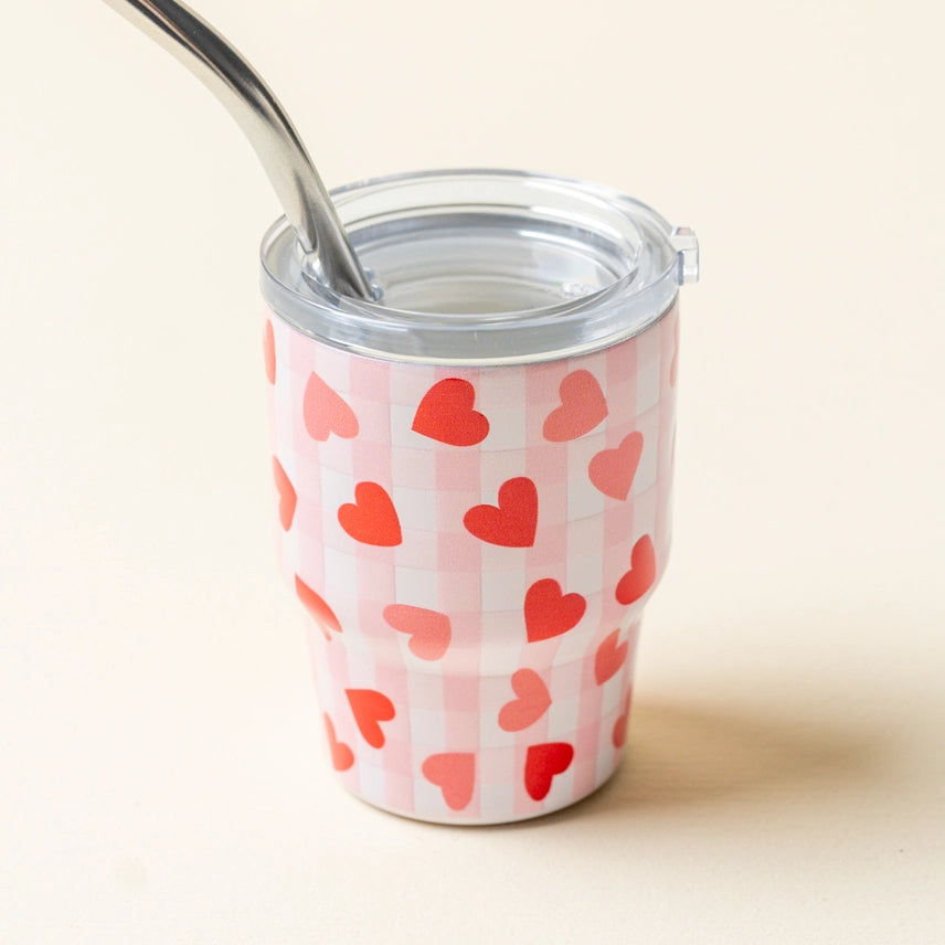 Charming Gingham 2 oz Tiny Tumbler