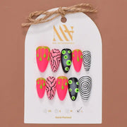 Pretty Trippy Halloween Nail Set