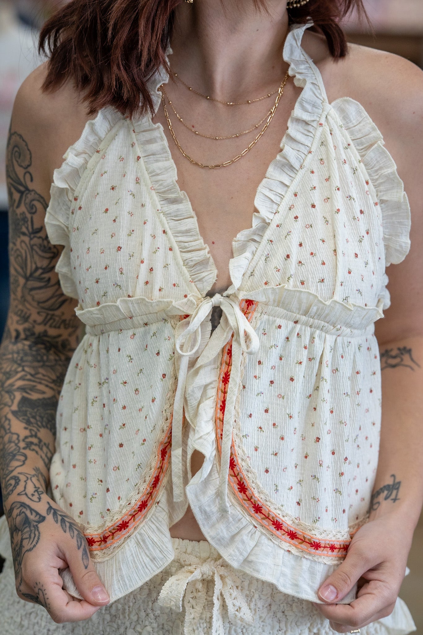 Sunlace Sweetheart Halter Top - Final Sale!