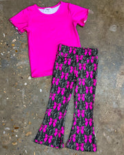 Camo Cutie Flare Pants 2pc Set
