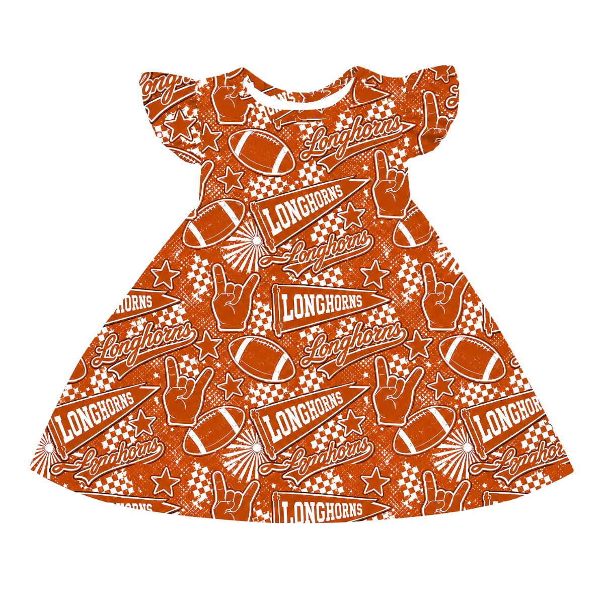 Longhorn Spirit Squad Dress