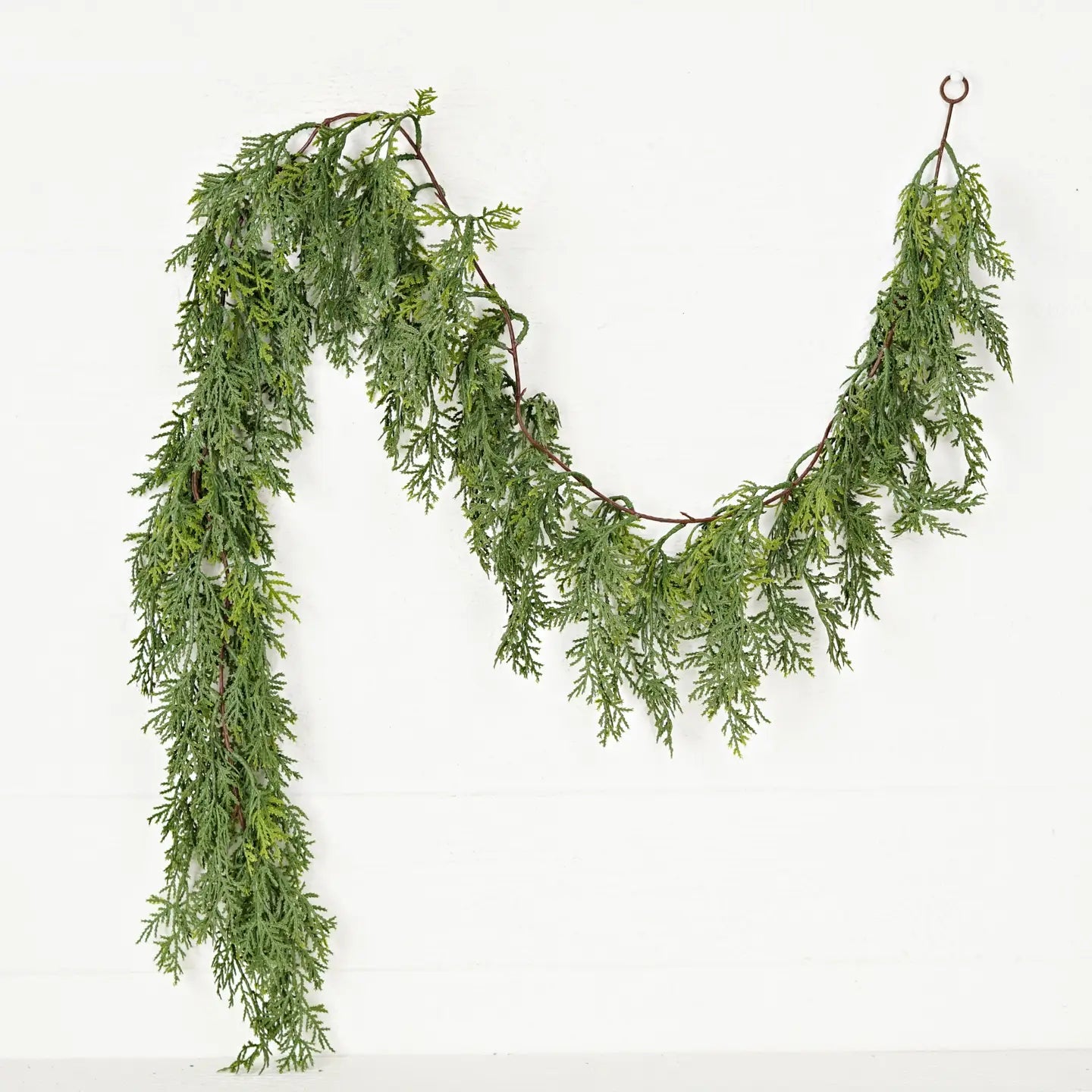 Soft Touch Dripping Cedar Garland