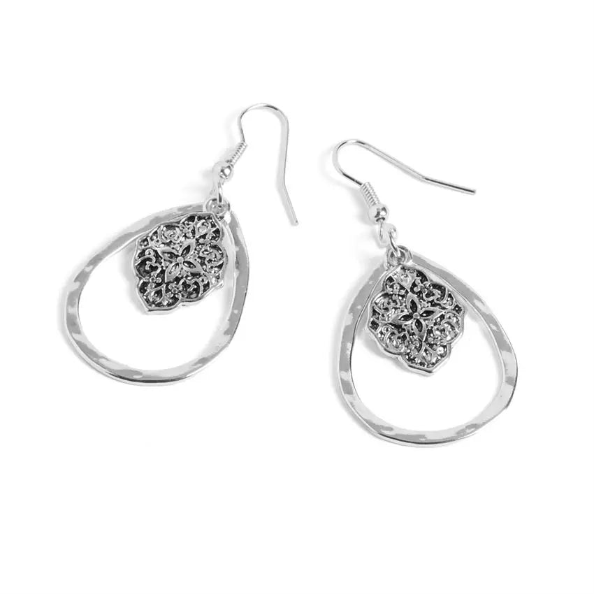 Filigree Teardrops