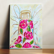 Pink Angel Canvas Art