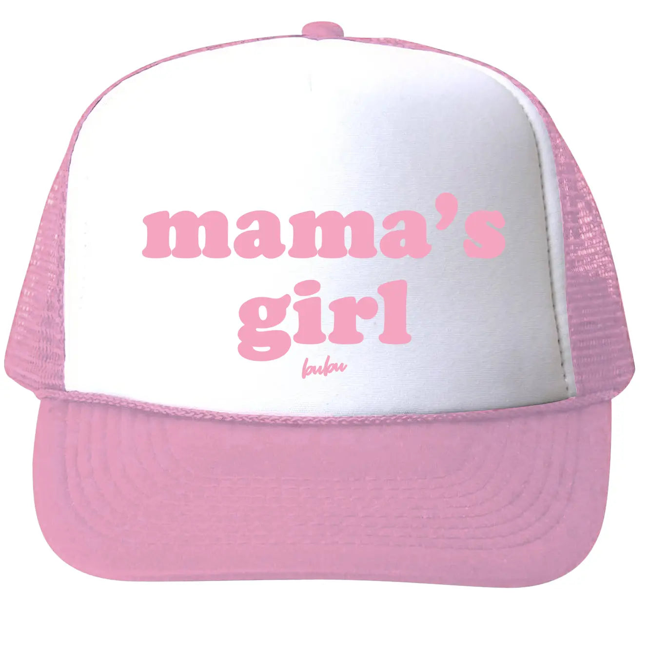 Mama's Girl White Trucker Hat
